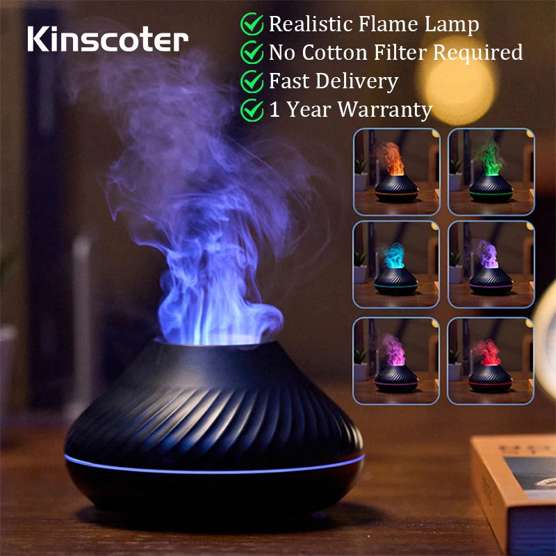 Flame Essential Oil Diffuser/Humidifier