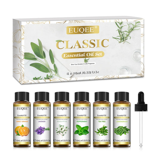 Floral Series Essential Oils Set 6 pcs*10 ml - EUQEE