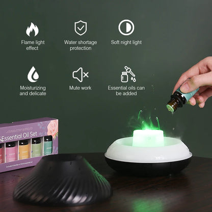Flame Essential Oil Diffuser/Humidifier